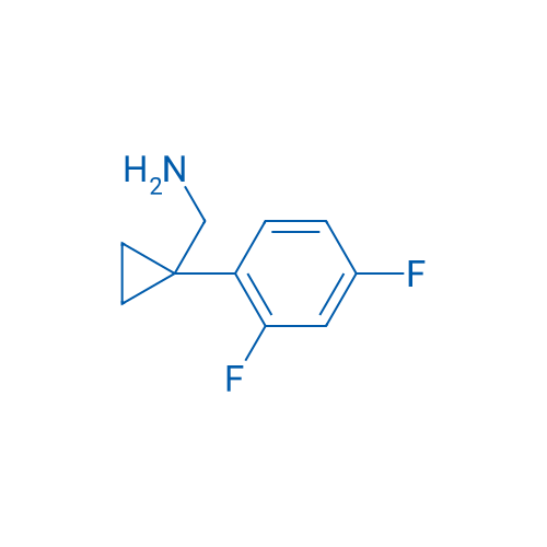 (1-(2,4-Difluorophenyl)cyclopropyl)methanamine 100mg