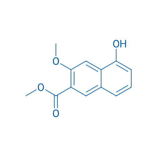 Methyl 5-hydroxy-3-methoxy-2-naphthoate 250mg