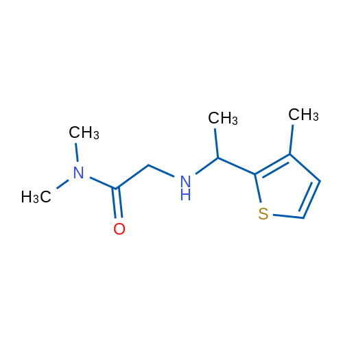 N,N-Dimethyl-2-{[1-(3-methylthiophen-2-yl)ethyl]amino}acetamide 1g