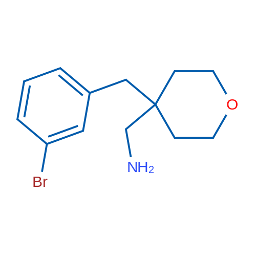 (4-(3-Bromobenzyl)tetrahydro-2H-pyran-4-yl)methanamine 1g