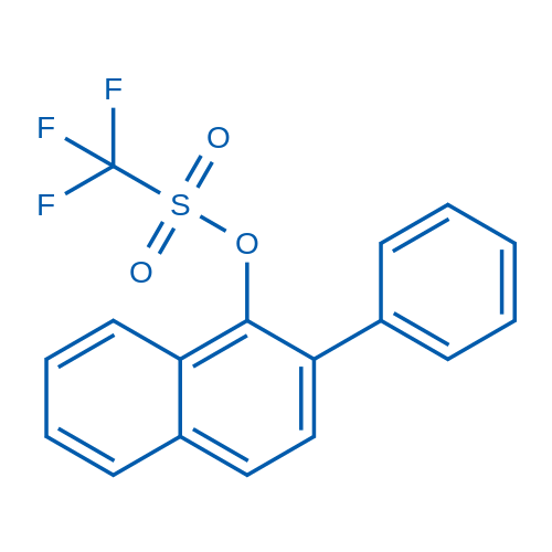 2-Phenylnaphthalen-1-yl trifluoromethanesulfonate 5g