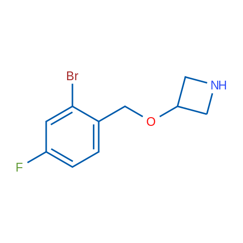 3-[(2-Bromo-4-fluorophenyl)methoxy]azetidine 1g