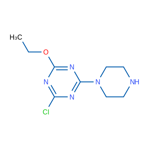 2-Chloro-4-ethoxy-6-(piperazin-1-yl)-1,3,5-triazine 1g