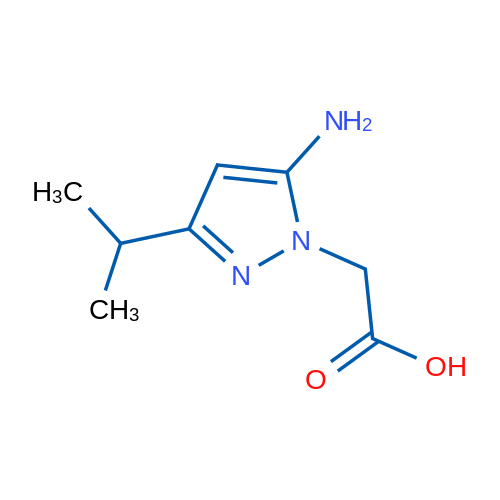 2-[5-Amino-3-(propan-2-yl)-1h-pyrazol-1-yl]acetic acid 1g