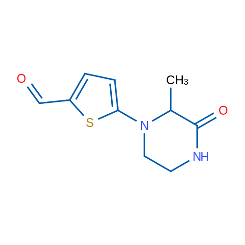 5-(2-Methyl-3-oxopiperazin-1-yl)thiophene-2-carbaldehyde 1g