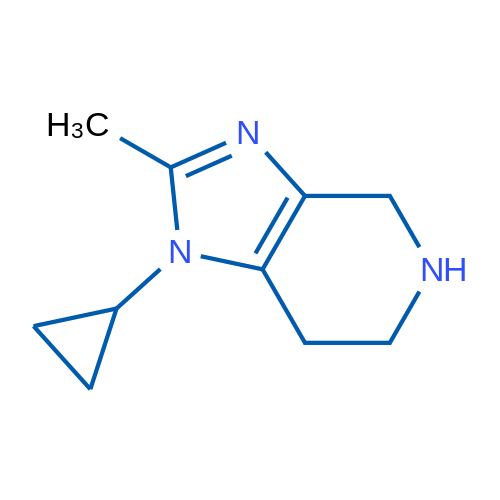 1-Cyclopropyl-2-methyl-4,5,6,7-tetrahydro-1H-imidazo[4,5-c]pyridine 1g