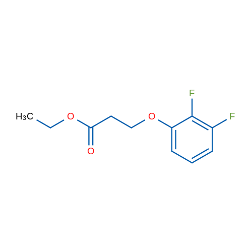 Ethyl 3-(2,3-difluorophenoxy)propanoate 1g