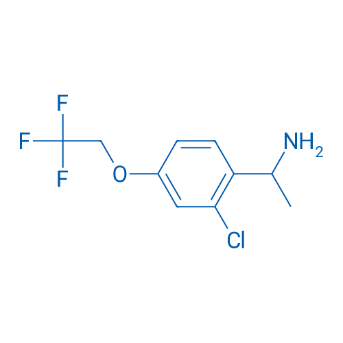 1-[2-Chloro-4-(2,2,2-trifluoro-ethoxy)-phenyl]-ethylamine 250mg