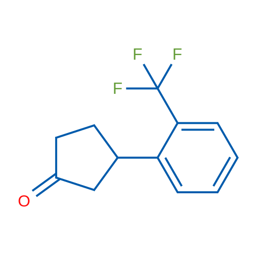 3-(2-(Trifluoromethyl)phenyl)cyclopentanone 1g