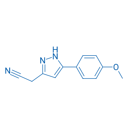 2-(5-(4-Methoxyphenyl)-1H-pyrazol-3-yl)acetonitrile 1g
