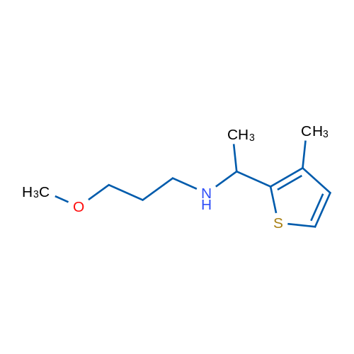 (3-Methoxypropyl)[1-(3-methylthiophen-2-yl)ethyl]amine 1g
