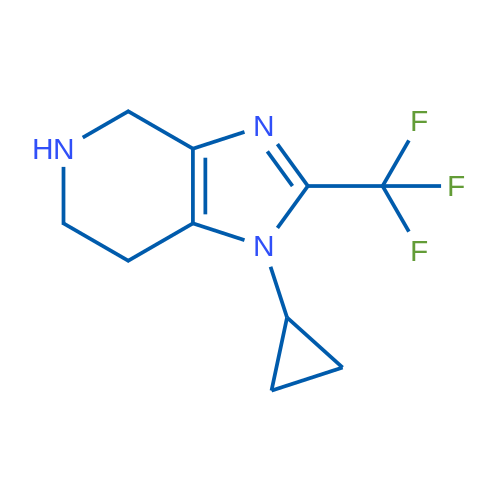 1-Cyclopropyl-2-(trifluoromethyl)-4,5,6,7-tetrahydro-1H-imidazo[4,5-c]pyridine 1g