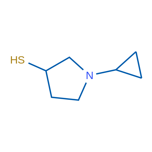 1-Cyclopropylpyrrolidine-3-thiol 1g