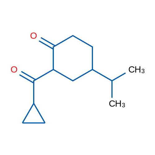 2-Cyclopropanecarbonyl-4-(propan-2-yl)cyclohexan-1-one 1g