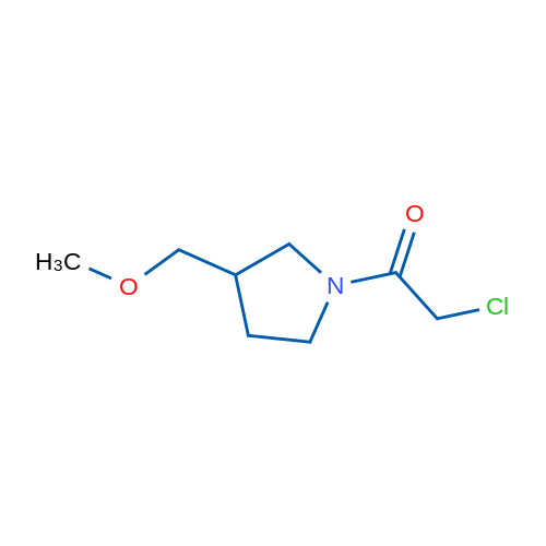 2-Chloro-1-(3-(methoxymethyl)pyrrolidin-1-yl)ethanone 1g