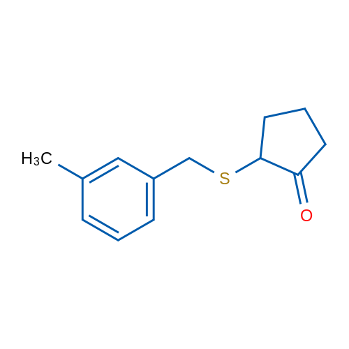 2-([(3-Methylphenyl)methyl]sulfanyl)cyclopentan-1-one 1g