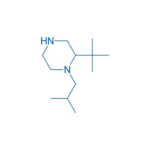 2-tert-Butyl-1-(2-methylpropyl)piperazine 1g