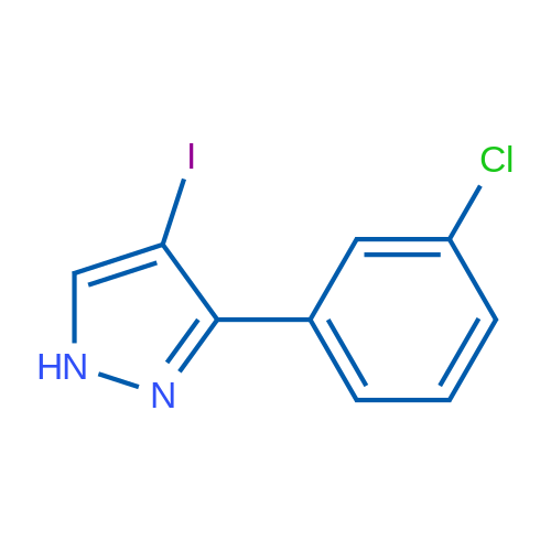 3-(3-Chlorophenyl)-4-iodo-1H-pyrazole 1g