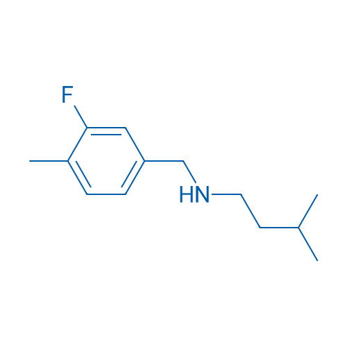 [(3-Fluoro-4-methylphenyl)methyl](3-methylbutyl)amine 1g