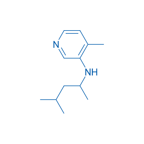 4-Methyl-N-(4-methylpentan-2-yl)pyridin-3-amine 100mg