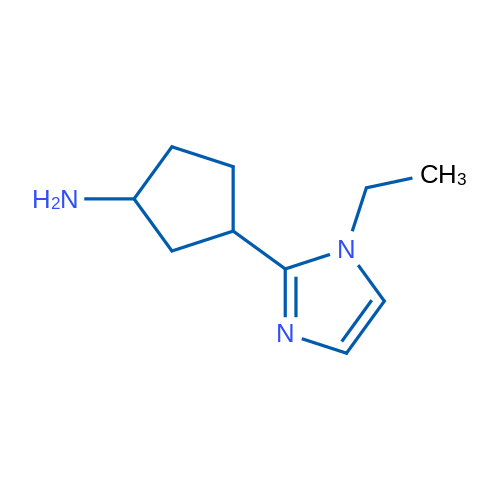 3-(1-Ethyl-1H-imidazol-2-yl)cyclopentan-1-amine 1g