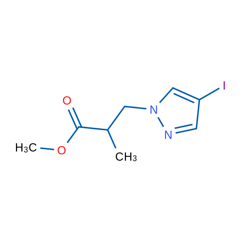 Methyl 3-(4-iodo-1H-pyrazol-1-yl)-2-methylpropanoate 1g
