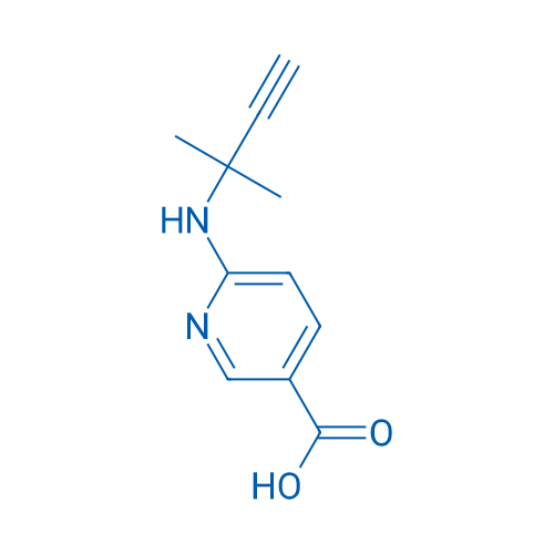 6-[(2-Methylbut-3-yn-2-yl)amino]pyridine-3-carboxylic acid 1g