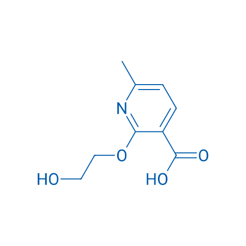 2-(2-Hydroxyethoxy)-6-methylpyridine-3-carboxylic acid 1g