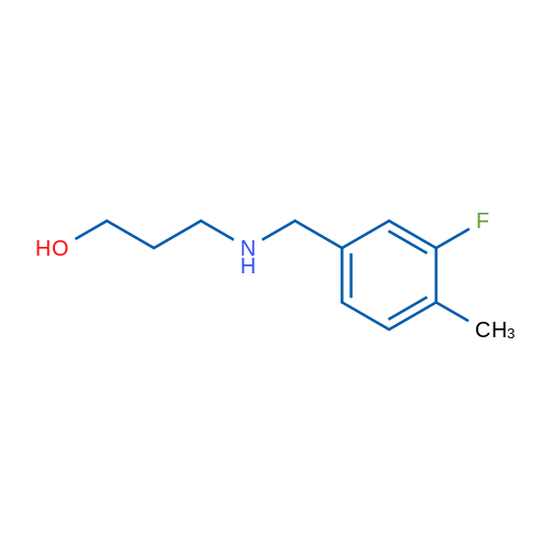 3-{[(3-fluoro-4-methylphenyl)methyl]amino}propan-1-ol 1g