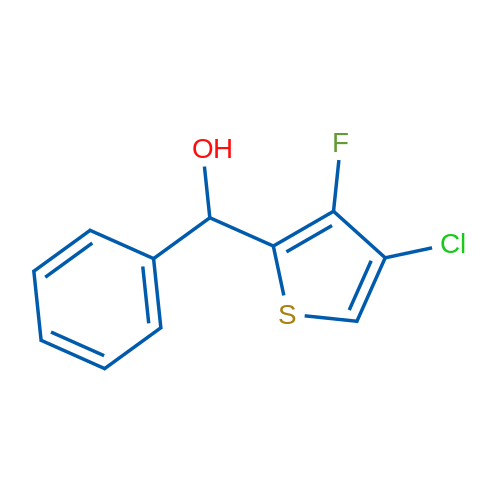 (4-Chloro-3-fluorothiophen-2-yl)(phenyl)methanol 1g