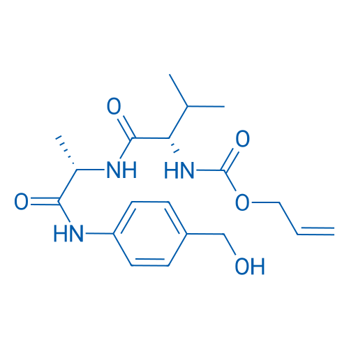 N-(Allyloxycarbonyl)-L-valyl-[4-(hydroxymethyl)phenyl]-L-alaninamide 250mg