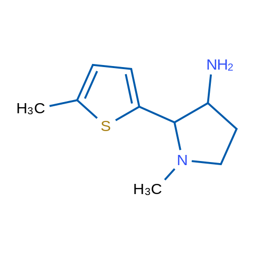 1-Methyl-2-(5-methylthiophen-2-yl)pyrrolidin-3-amine 1g