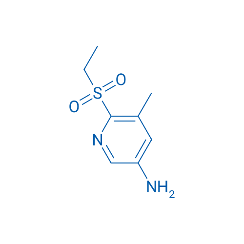 6-(Ethylsulfonyl)-5-methylpyridin-3-amine 250mg