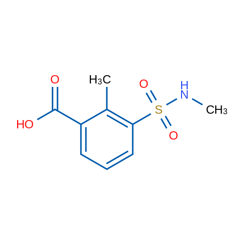 2-Methyl-3-(methylsulfamoyl)benzoic acid 1g