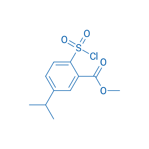 Methyl 2-(chlorosulfonyl)-5-(propan-2-yl)benzoate 1g