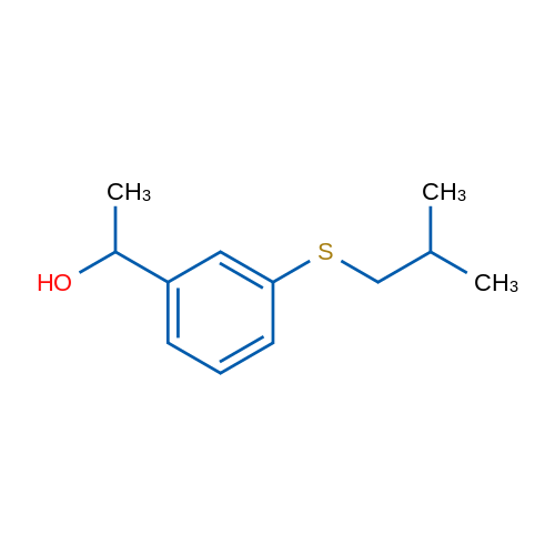 1-(3-(Isobutylthio)phenyl)ethanol 1g