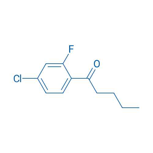 1-(4-Chloro-2-fluoro-phenyl)-pentan-1-one 250mg
