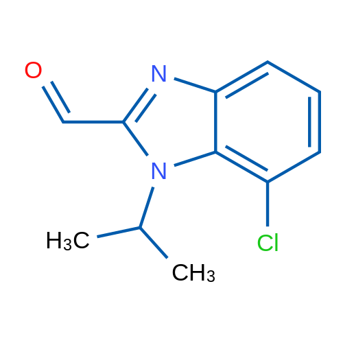 7-Chloro-1-isopropyl-1H-benzo[d]imidazole-2-carbaldehyde 250mg