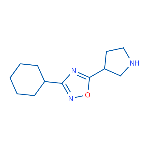 3-Cyclohexyl-5-(pyrrolidin-3-yl)-1,2,4-oxadiazole 1g