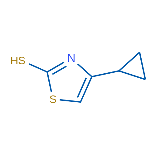 4-Cyclopropyl-1,3-thiazole-2-thiol 100mg