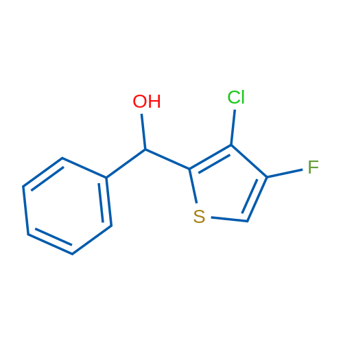 (3-Chloro-4-fluorothiophen-2-yl)(phenyl)methanol 5g