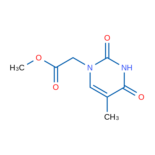 Methyl 2-(5-methyl-2,4-dioxo-3,4-dihydropyrimidin-1(2H)-yl)acetate 1g