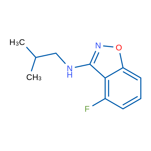 4-Fluoro-N-isobutylbenzo[d]isoxazol-3-amine 10g