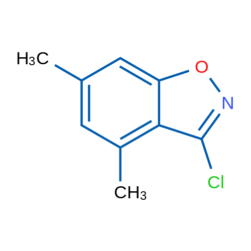 3-Chloro-4,6-dimethylbenzo[d]isoxazole 1g