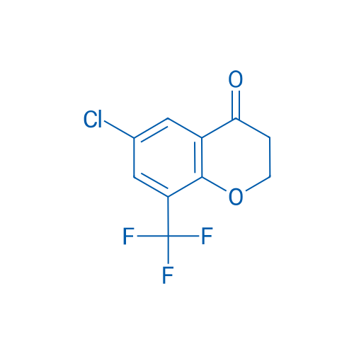 6-Chloro-8-(trifluoromethyl)chroman-4-one 250mg