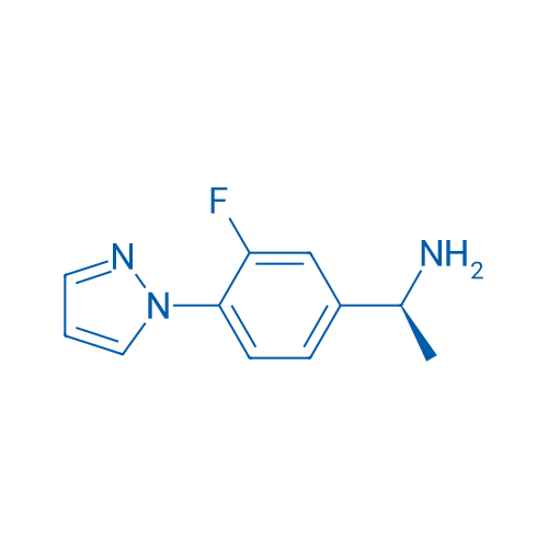 (1S)-1-[3-Fluoro-4-(1H-pyrazol-1-yl)phenyl]ethan-1-amine 1g