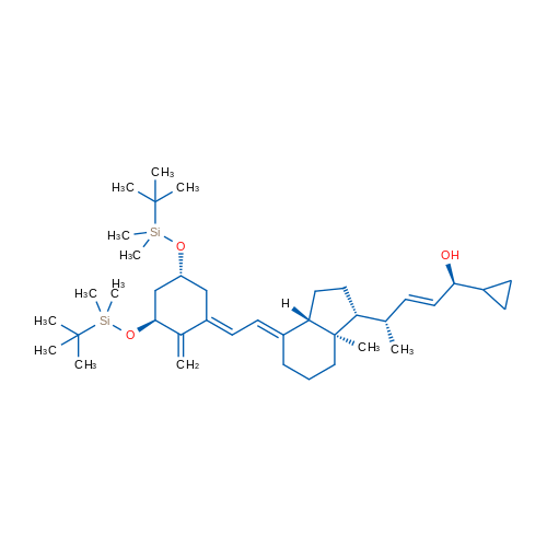 (1S,4S,E)-4-((1R,3aS,7aR,E)-4-((E)-2-((3S,5R)-3,5-bis(tert-butyldimethylsilyloxy)-2-methylenecyclohexylidene)ethylidene)-7a-methyloctahydro-1H-inden-1-yl)-1-cyclopropylpent-2-en-1-ol 100mg