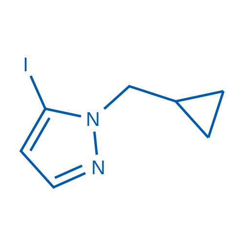 1-(Cyclopropylmethyl)-5-iodo-1H-pyrazole 1g