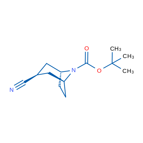 tert-Butyl (1R,3r,5S)-3-cyano-8-azabicyclo[3.2.1]octane-8-carboxylate 1g