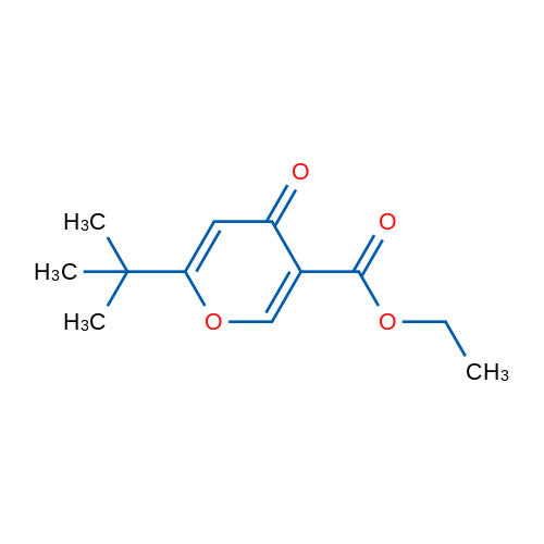 Ethyl 6-(tert-butyl)-4-oxo-4H-pyran-3-carboxylate 1g